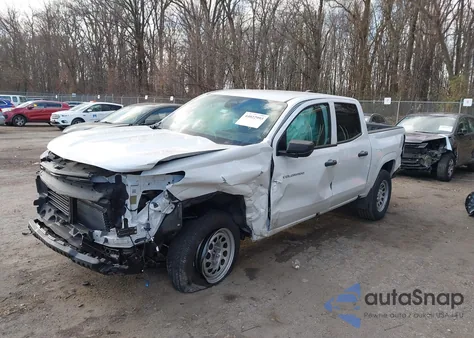 2024 Chevrolet Colorado 2Wd Wt z USA, uszkodzony, nr VIN 1GCGSBEC3R1105081